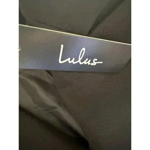 NWT Lulus Captain's Blog Black Double-Breasted Coat/Dress in  Black Size M - Picture 14 of 15